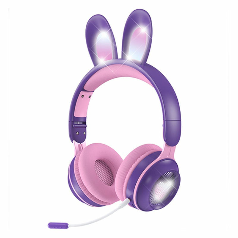 KE-01 Cute Rabbit Ear Foldable Headphone Stereo Music Wireless Bluetooth Headset with Mic KE-01 Cute Rabbit Ear Foldable Headphone Stereo Music Wireless Bluetooth Headset with Mic